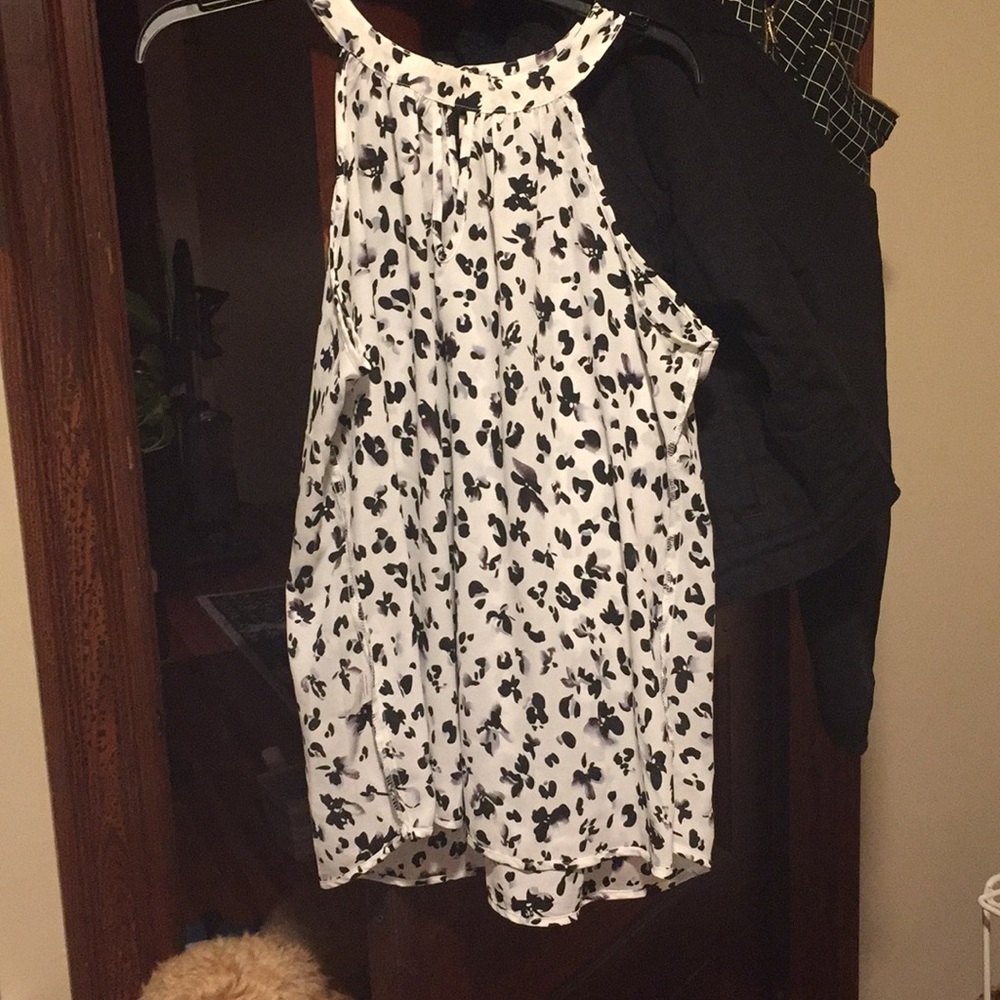 Papermoon keyhole halter blouse